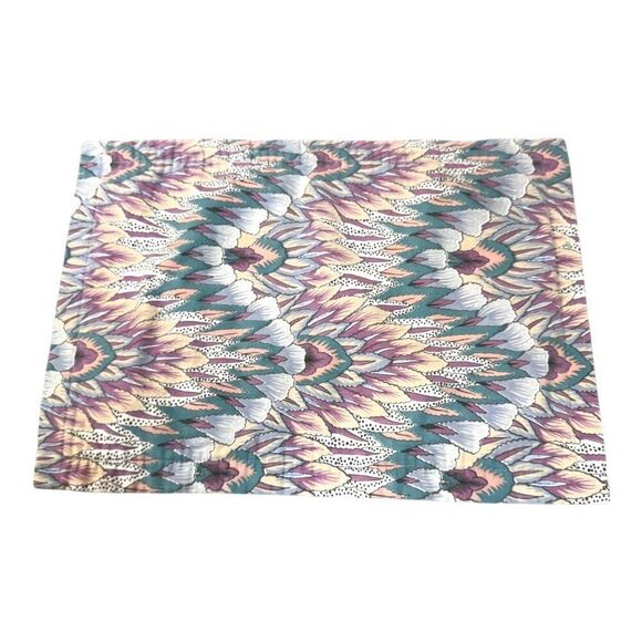 Set Of 6 Lot Soutwest Quilted Abstract Floral Placemats Napkins Vintage Cabin - Picture 2 of 8